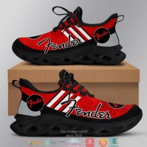 Fender Red Adidas Clunky Sneaker Shoes