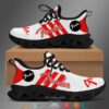 Fender Red And White Adidas Clunky Sneaker Shoes