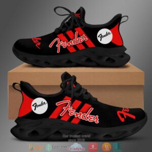 Fender Red Black Adidas Clunky Sneaker Shoes