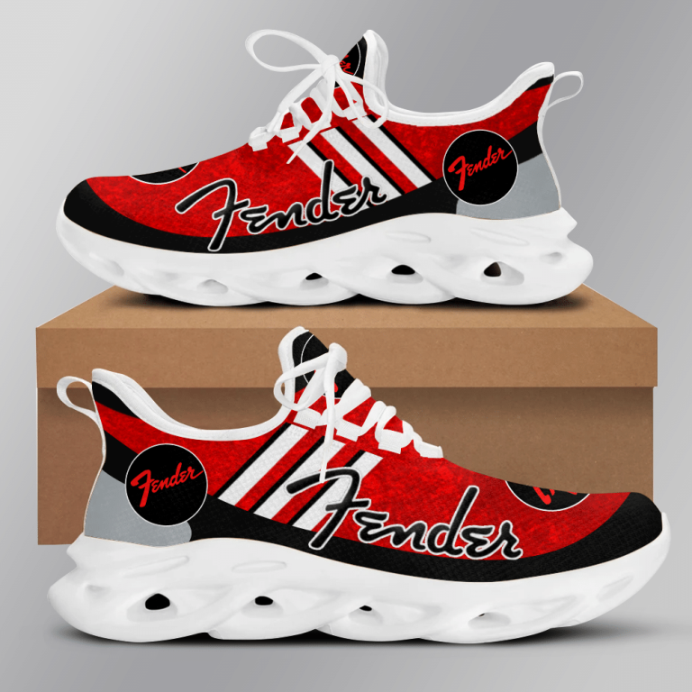 Fender-Red-Black-Clunky-Max-Soul-Shoes-1