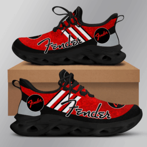 Fender Red Black Clunky Max Soul Shoes