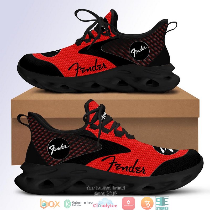 Fender Red Clunky Sneaker Shoes Fender Red Clunky Sneaker Shoes