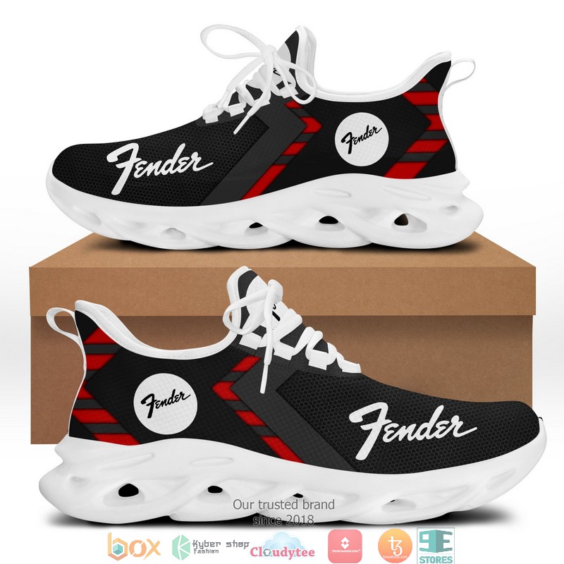 Fender Red Line Black Clunky Sneaker Shoes Fender Red Line Black Clunky Sneaker Shoes