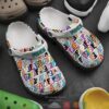 Fendi Colorful Pattern Crocband Clog Shoes