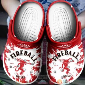 Fireball Cinnamon Whisky Drinking Crocband Clog Shoes