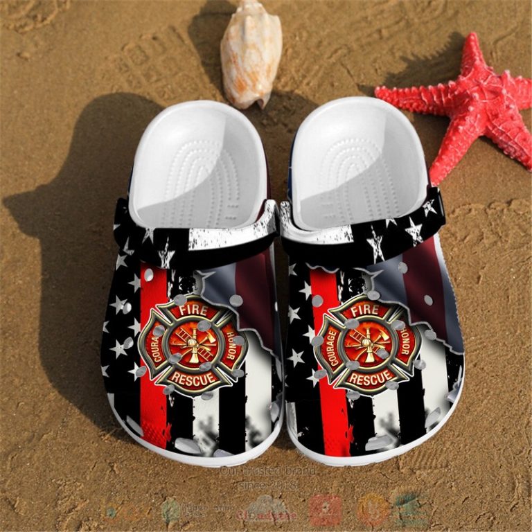 Firefighter-Thin-Red-Line-Crocband-Crocs-Clog-Shoes-2
