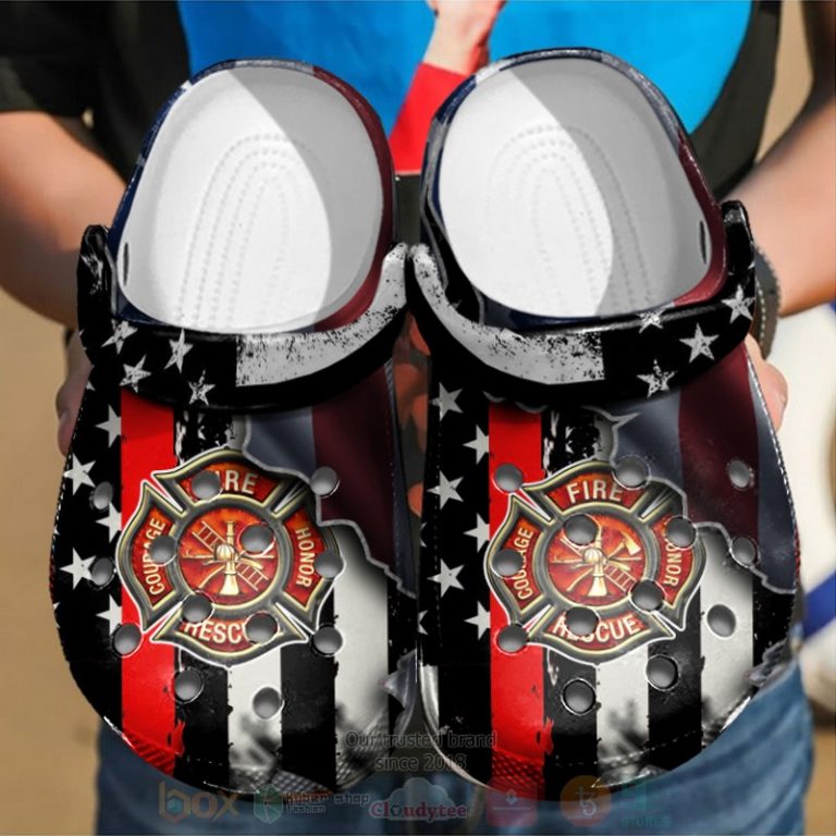 Firefighter-Thin-Red-Line-Crocband-Crocs-Clog-Shoes-3