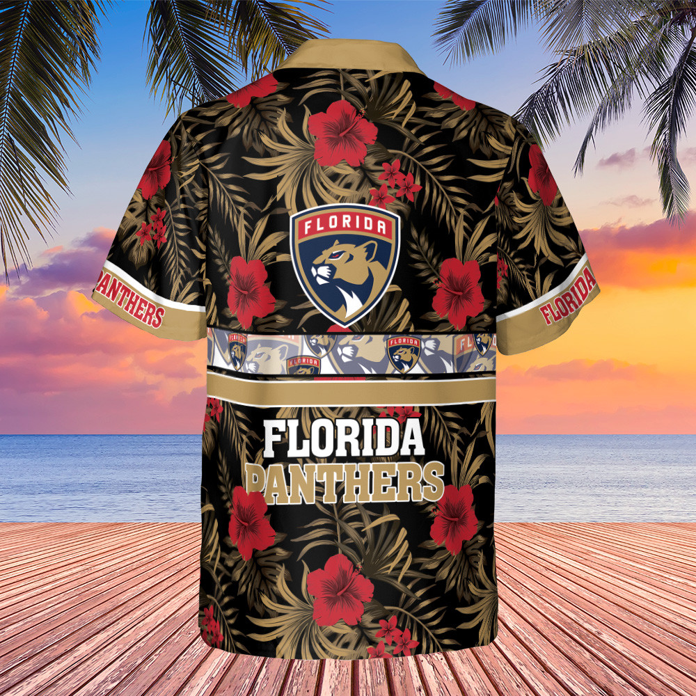 Florida-Panthers-2023-Hibiscus-Pattern-V1-AOP-Hawaiian-Shirt-SH1NHFI-2