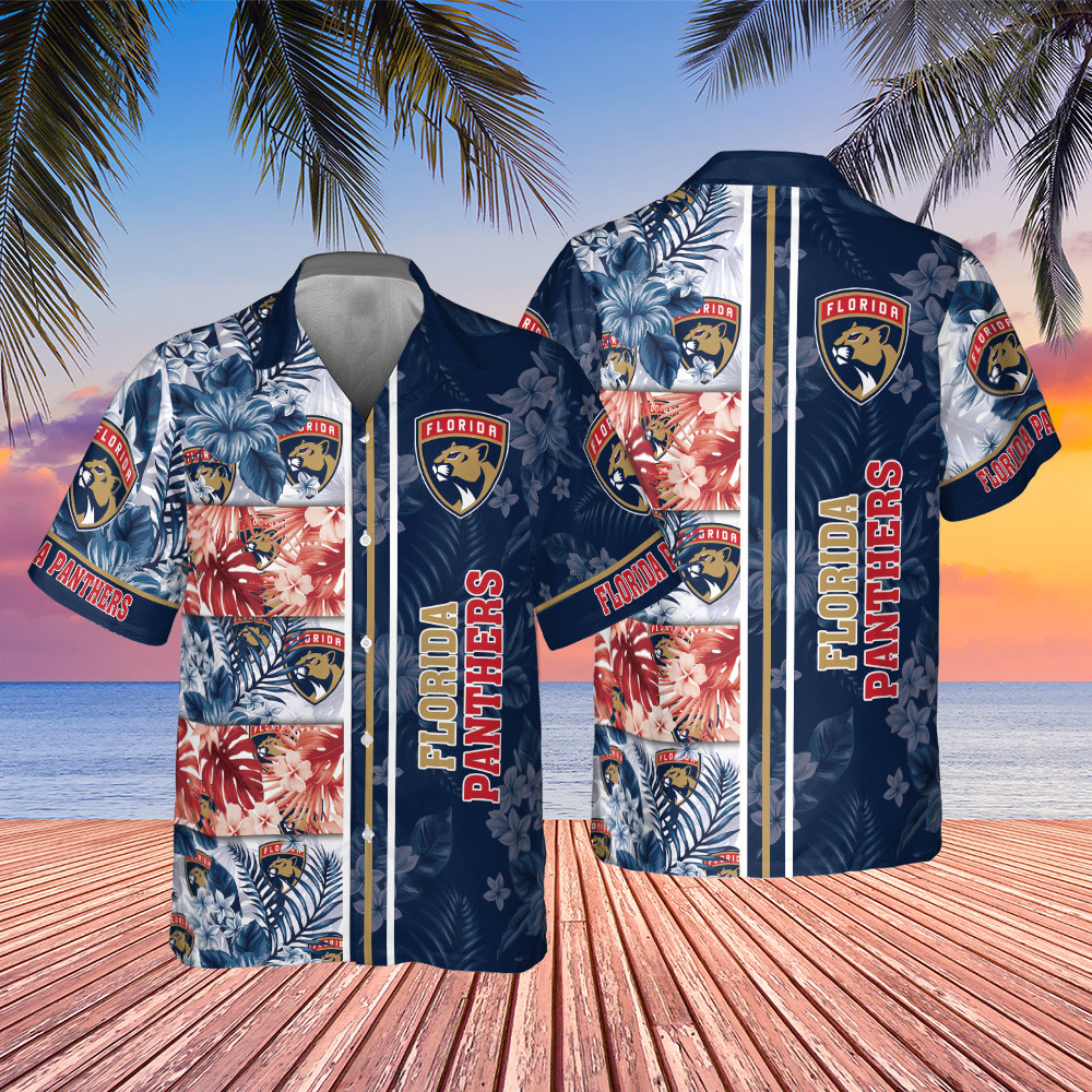 Florida Panthers 2023 V1 AOP Hawaiian Shirt SH1NHFI Florida Panthers 2023 V1 AOP Hawaiian Shirt SH1NHFI