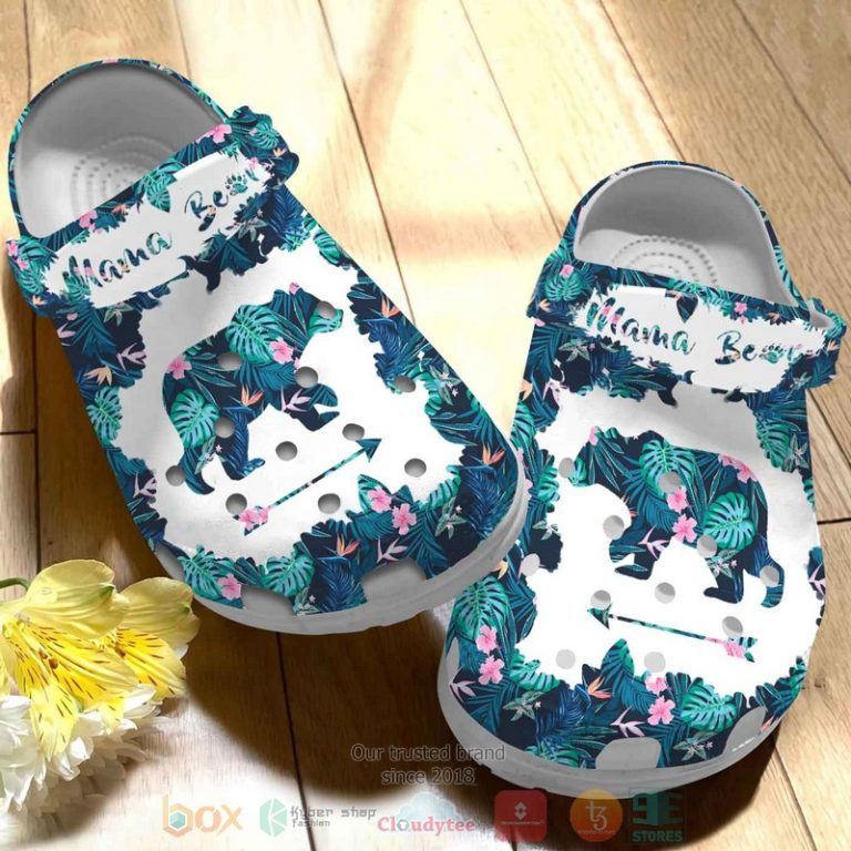 Flower-Mama-Bear-MotherS-Day-Life-Crocs-Crocband-Shoes-3