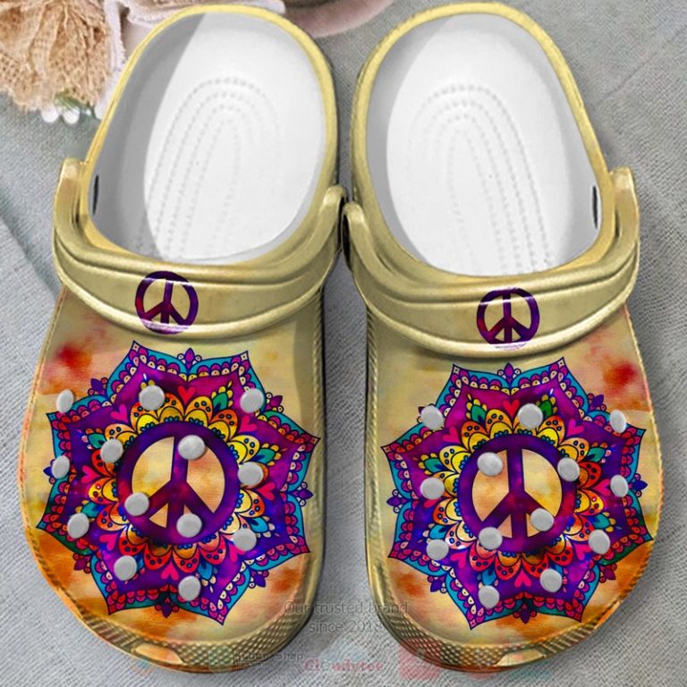 Flower-Peace-Mandala-Crocband-Crocs-Clog-Shoes-2