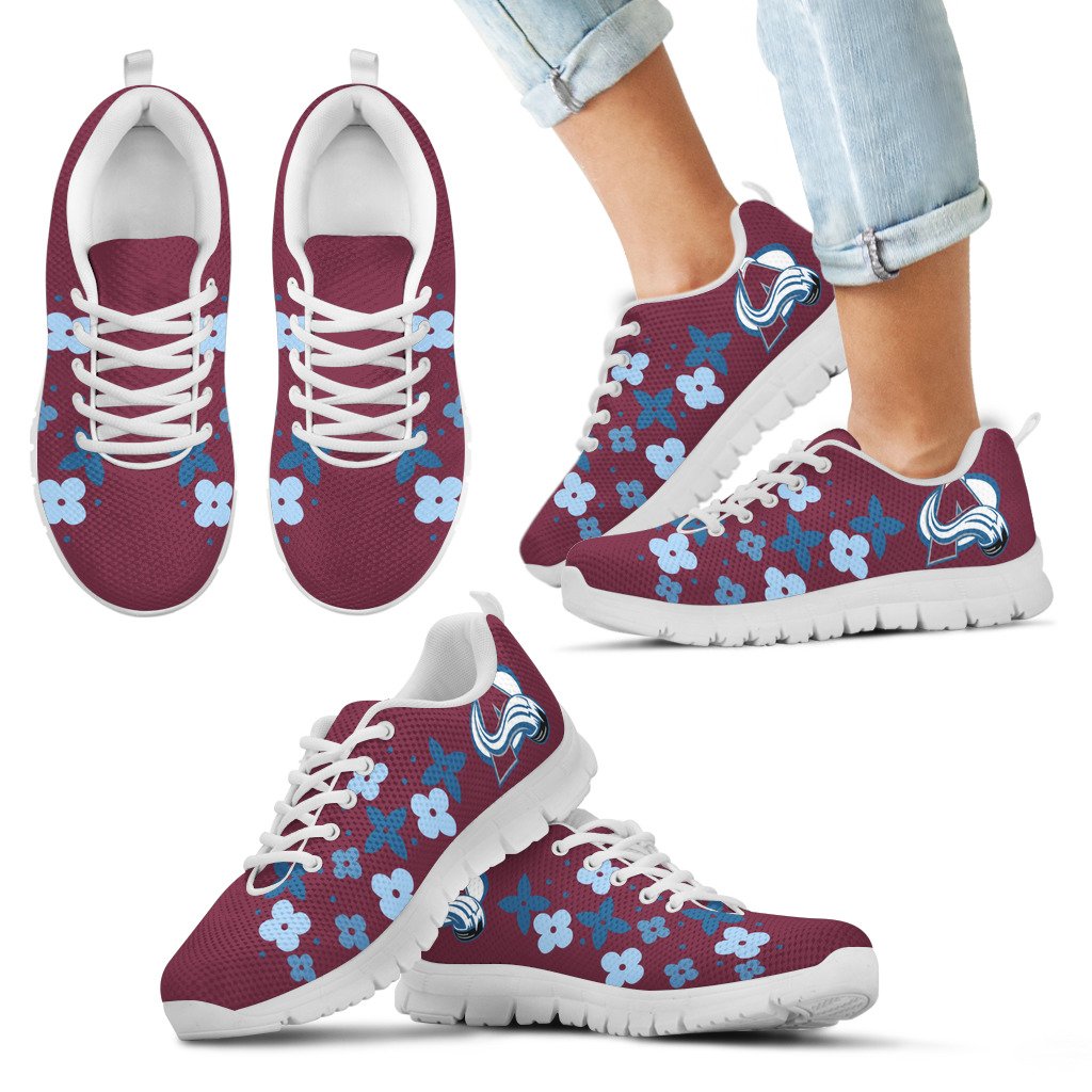 Flowers-Pattern-Colorado-Avalanche-Sneakers-1