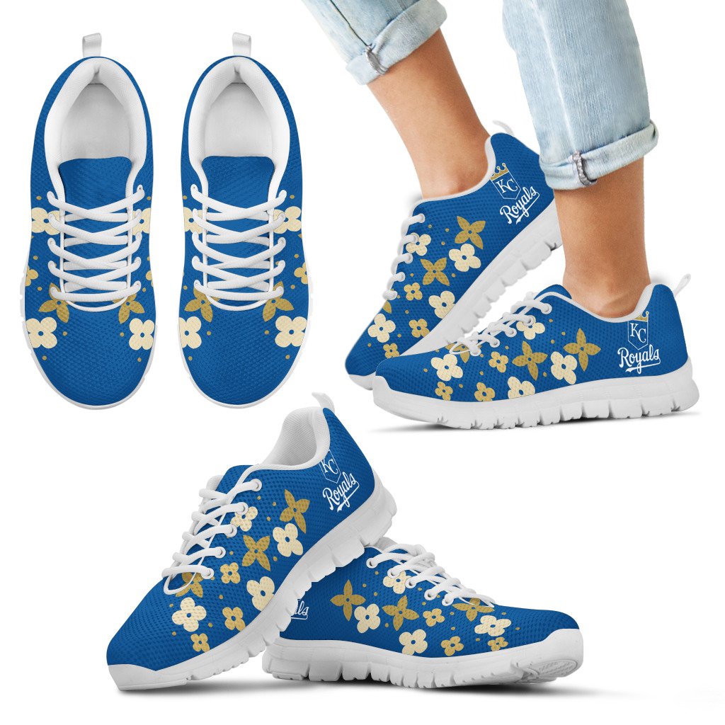 Flowers-Pattern-Kansas-City-Royals-Sneakers-1