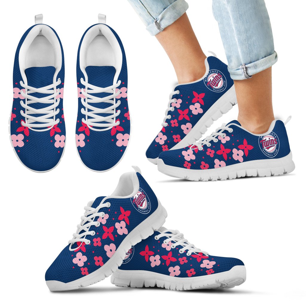 Flowers-Pattern-Minnesota-Twins-Sneakers-1