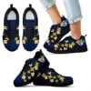 Flowers Pattern Nashville Predators Sneakers