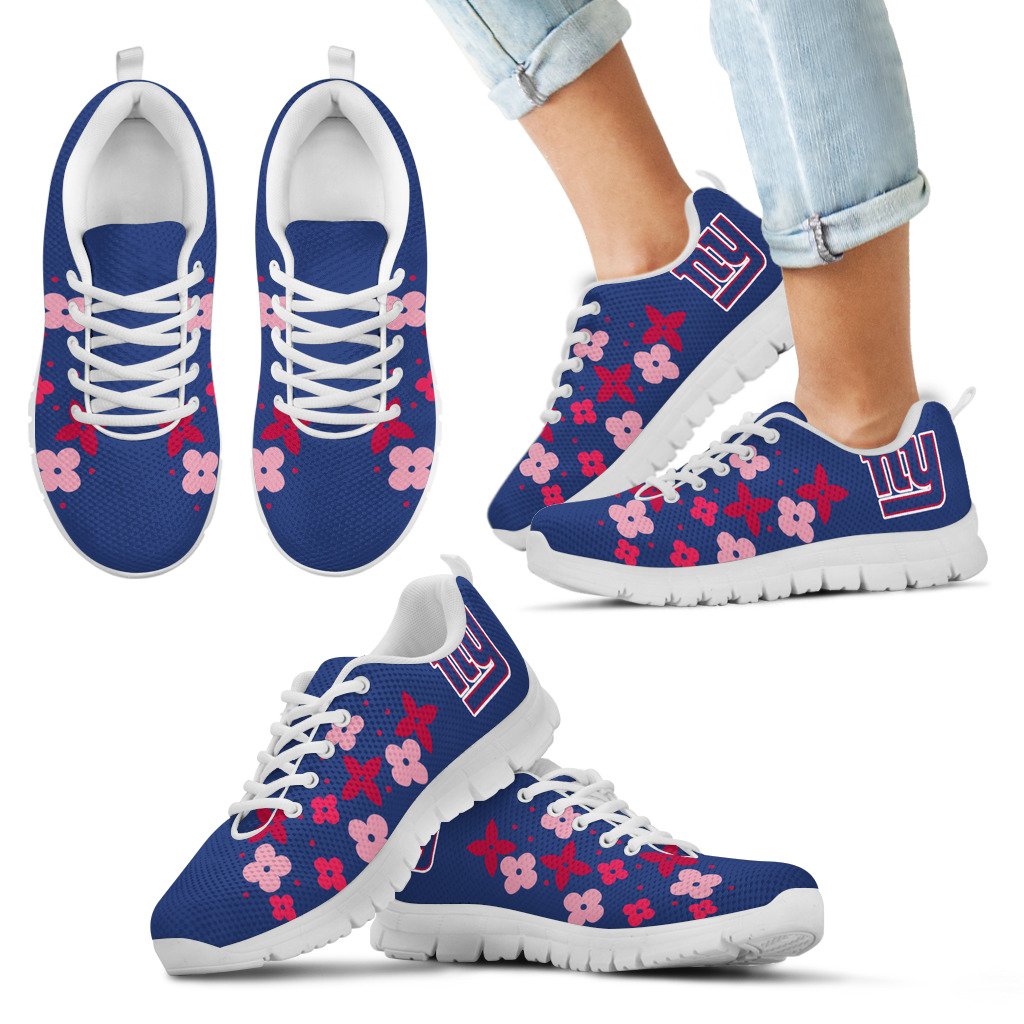 Flowers-Pattern-New-York-Giants-Sneakers-1