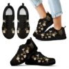 Flowers Pattern Vegas Golden Knights Sneakers
