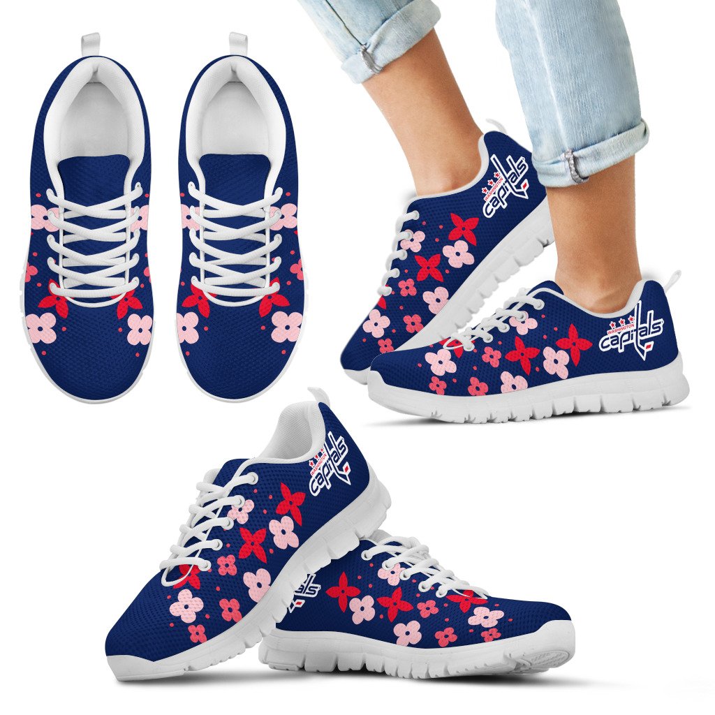 Flowers-Pattern-Washington-Capitals-Sneakers-1