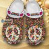 Flowery Hippie Soul Peace Crocs Gift