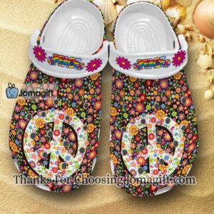 Flowery Hippie Soul Peace Crocs Gift