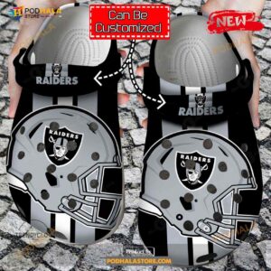 Football Lv Raiders Helmets For Man Women Crocs Clog Shoes