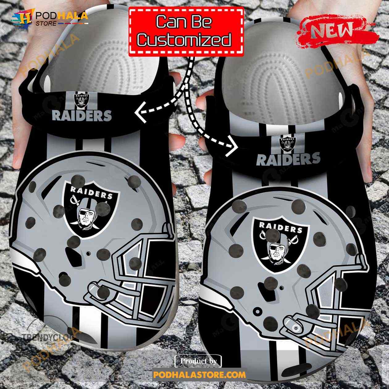 Football Lv Raiders Helmets For Man Women Crocs Clog Shoes Football Lv Raiders Helmets For Man Women Crocs Clog Shoes