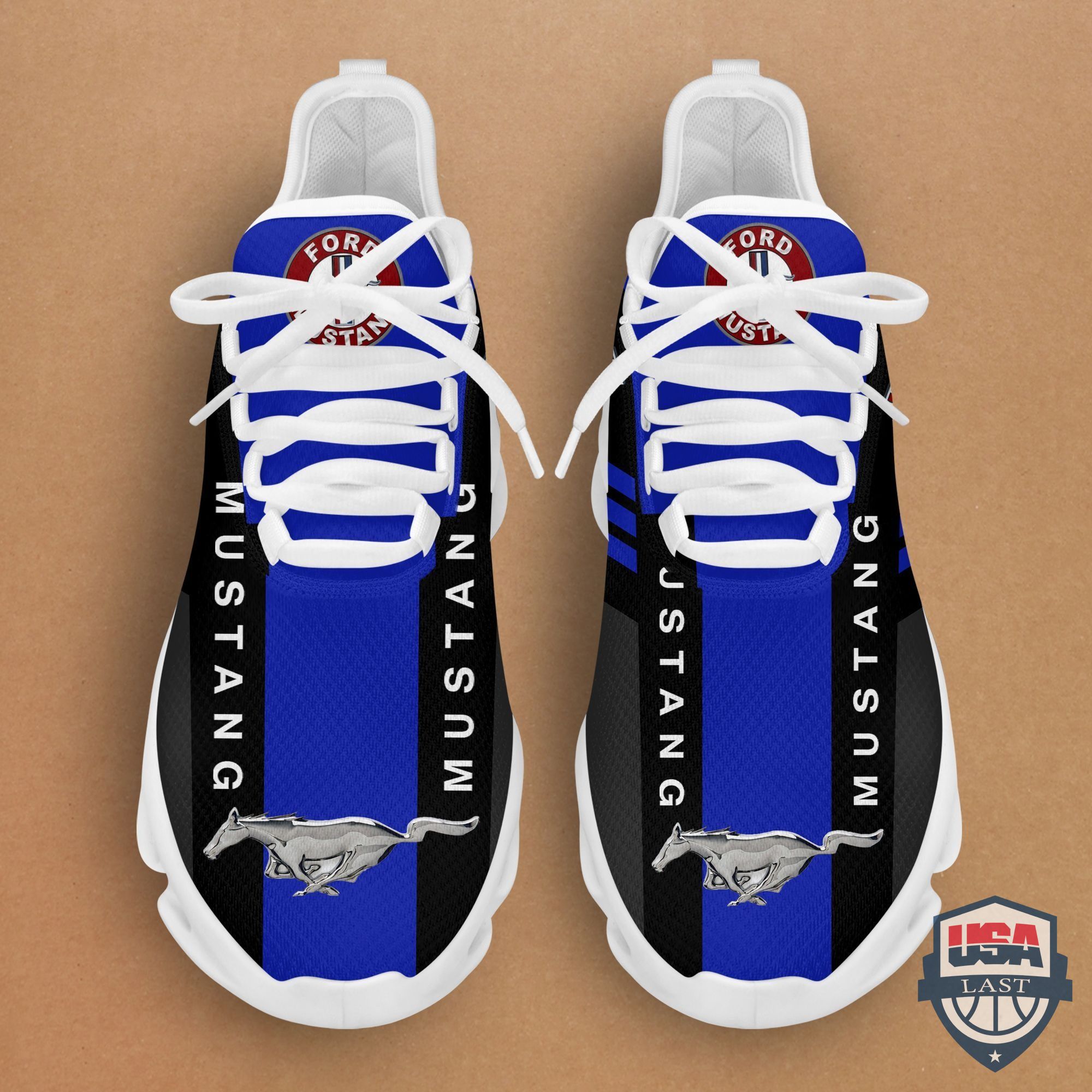 Ford Mustang Blue Color Max Soul Sneaker- Hothot 100122 Ford Mustang Blue Color Max Soul Sneaker- Hothot 100122