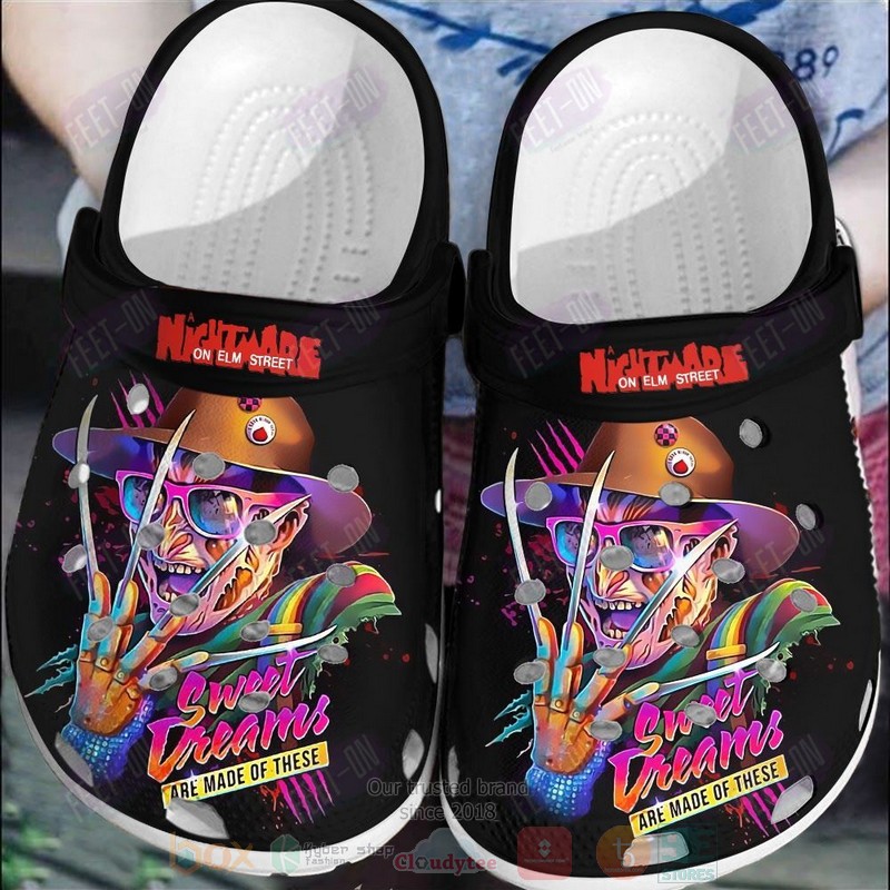 Freddy Krueger Nightmare Sweet Dream Crocband Crocs Clog Shoes Freddy Krueger Nightmare Sweet Dream Crocband Crocs Clog Shoes