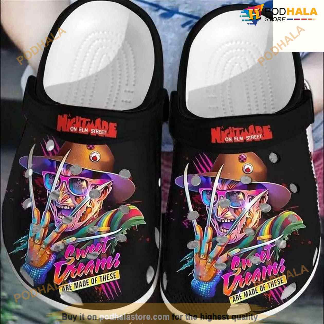 Freddy Krueger Sweet Dreams Halloween Adults Crocs Shoes Crocband Clog For Men Women Freddy Krueger Sweet Dreams Halloween Adults Crocs Shoes Crocband Clog For Men Women