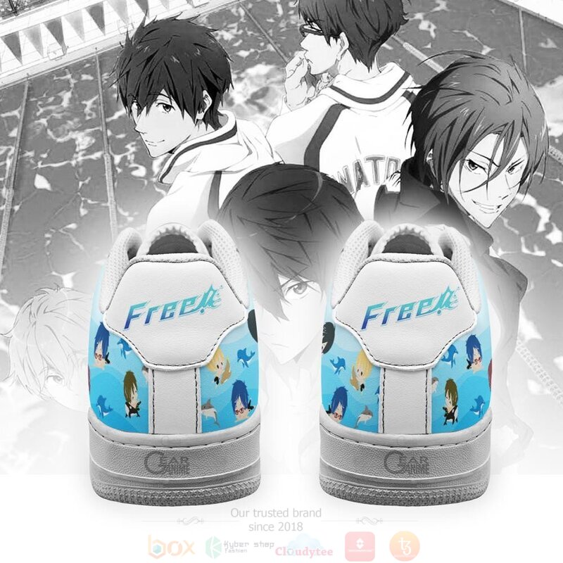 Free Iwatobi Swim Club Chibi Air Anime Air Force Shoes Free Iwatobi Swim Club Chibi Air Anime Air Force Shoes