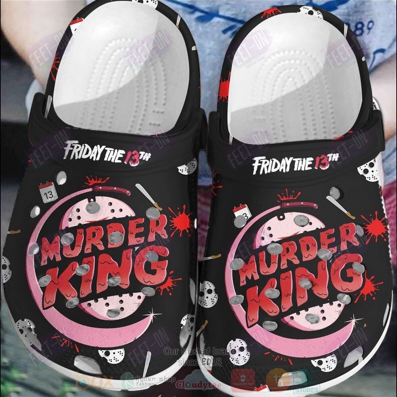Friday The 13Th Murder King Crocband Crocs Clog Shoes Friday The 13Th Murder King Crocband Crocs Clog Shoes