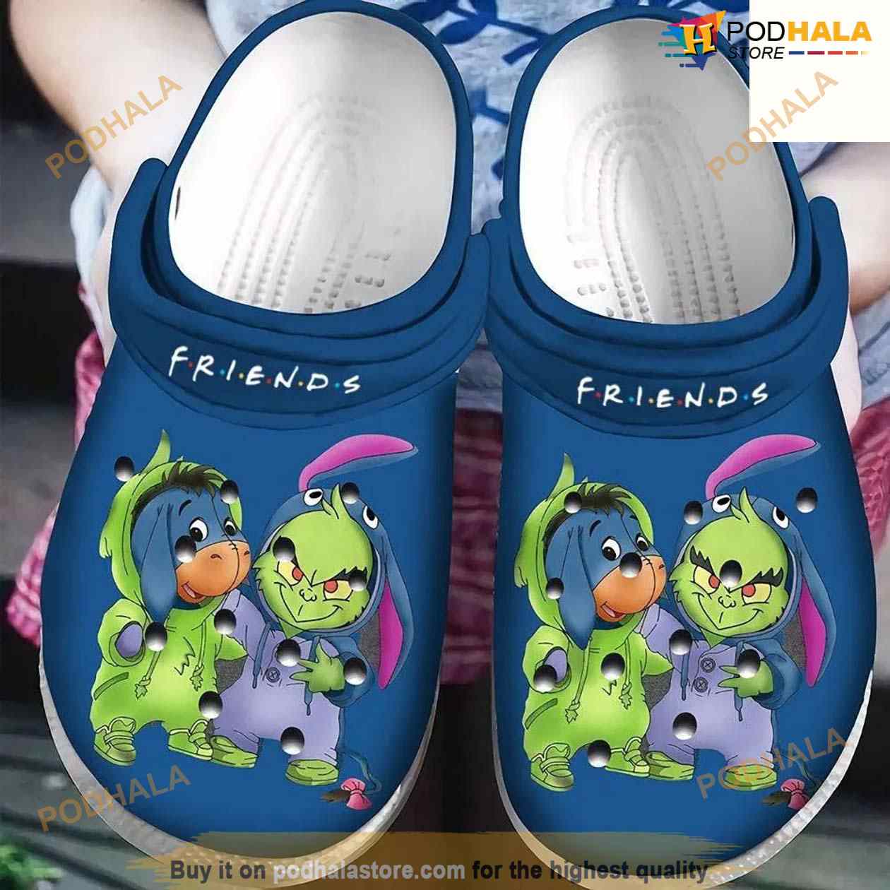 Friends Grinch And Eeyore Cartoon Movie Crocs Shoes Crocband Clogs For Men Women Friends Grinch And Eeyore Cartoon Movie Crocs Shoes Crocband Clogs For Men Women