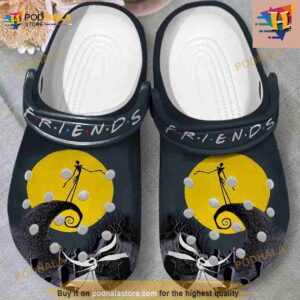 Friends Jack And Sally Crocs Clog Shoes