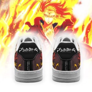 Fuegoleon Vermillion Crimson Lion Knight Black Clover Anime Air Force Shoes