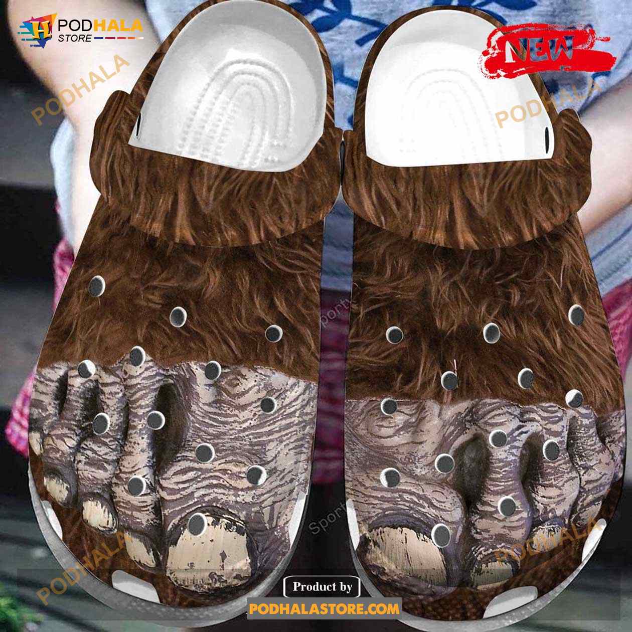 Funny Bigfoot Crocs For Man Women Classic Clog Shoes Funny Bigfoot Crocs For Man Women Classic Clog Shoes