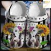 Funny Cow In The Us SuNFLower Shoes Crocs Clog Shoes