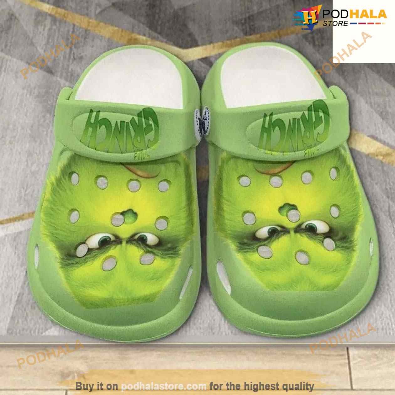 Funny Grinch Crocs Inspired Cartoon Crocs For Men Women Funny Grinch Crocs Inspired Cartoon Crocs For Men Women