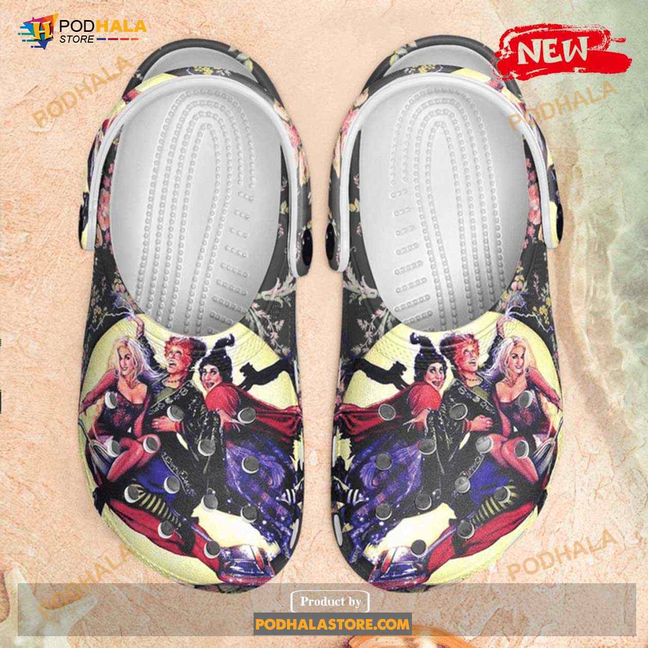 Funny Hocus Pocus Witches For Man Women Crocs Classic Clog Shoes Funny Hocus Pocus Witches For Man Women Crocs Classic Clog Shoes