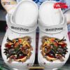 Funny White Hocus Pocus Witches On Broom Halloween Crocs Classic Clog Shoes