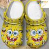 Funny Yellow Spongebob Face Cartoon Crocs For Men Women