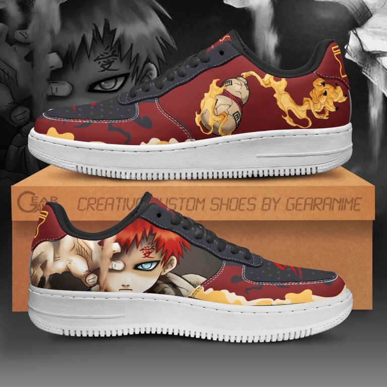 Gaara-Anime-Custom-Air-Force-Shoes-1