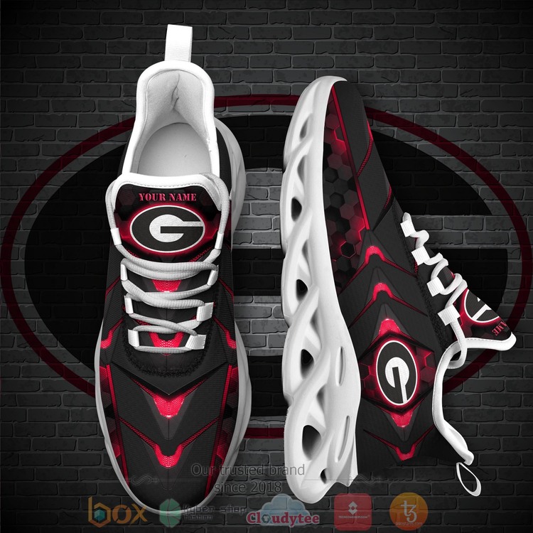 Georgia Bulldogs Basketball Team Personalized Clunky Max Soul Shoes Georgia Bulldogs Basketball Team Personalized Clunky Max Soul Shoes