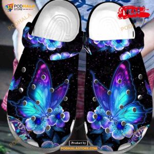 Gift For Mom – Beautiful Butterfly For Man Women Crocs Classic Clog Shoes