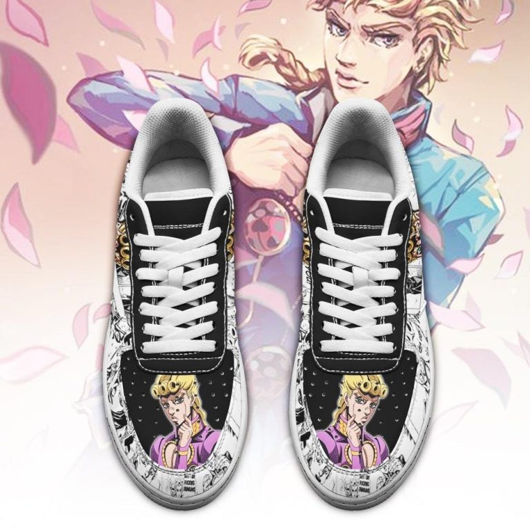 Giorno-Giovanna-Manga-Style-JojoS-Anime-Air-Force-Shoes-2