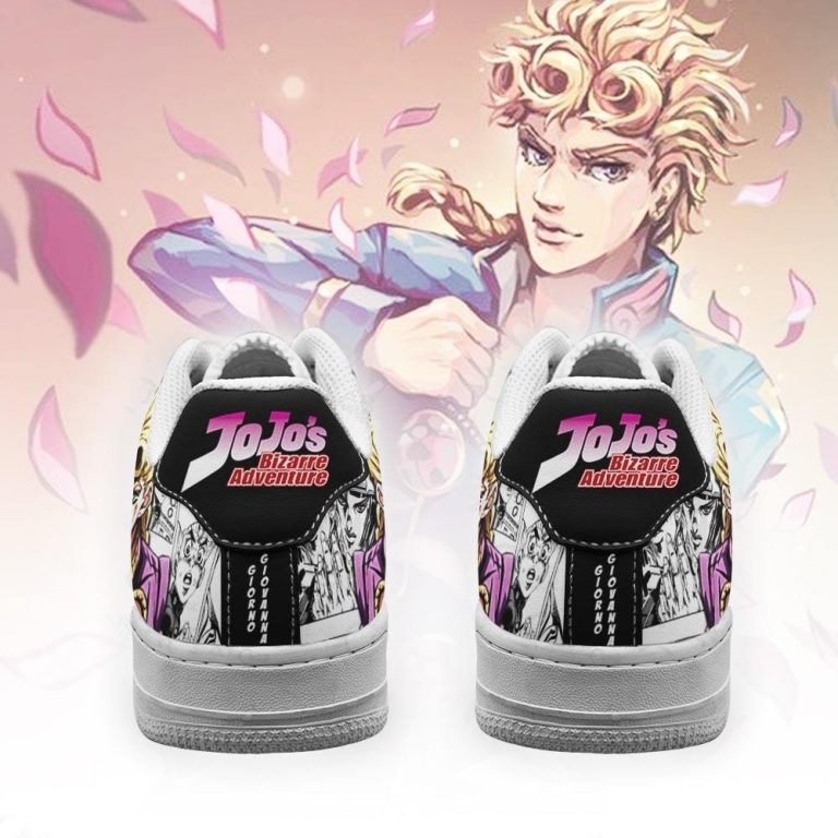 Giorno-Giovanna-Manga-Style-JojoS-Anime-Air-Force-Shoes-3