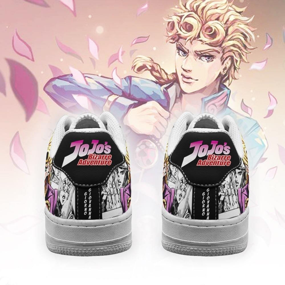Giorno Giovanna Manga Style Jojo’S Anime Air Force Shoes Giorno Giovanna Manga Style Jojo’S Anime Air Force Shoes