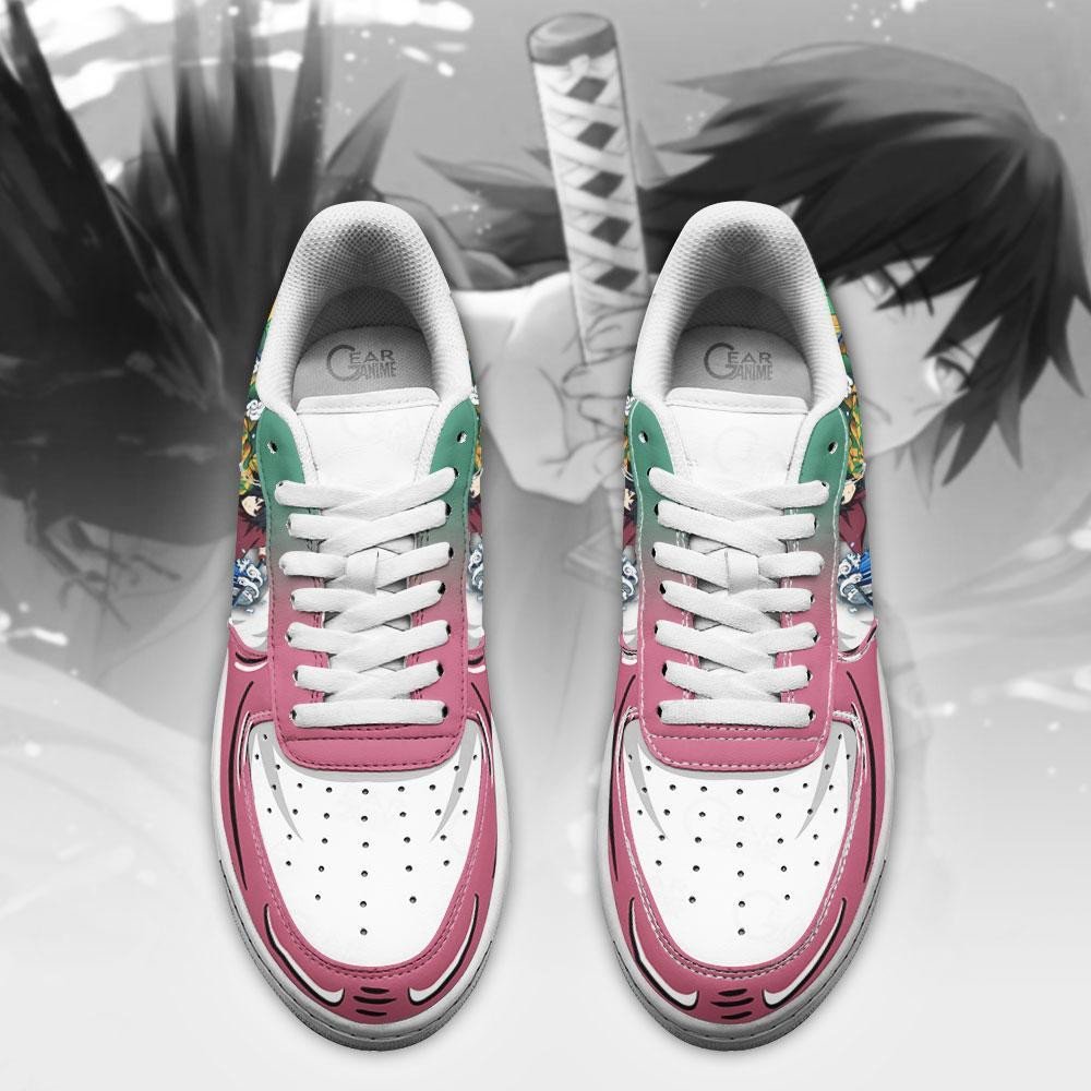 Giyu Tomioka Anime Demon Slayer Air Force Shoes Giyu Tomioka Anime Demon Slayer Air Force Shoes
