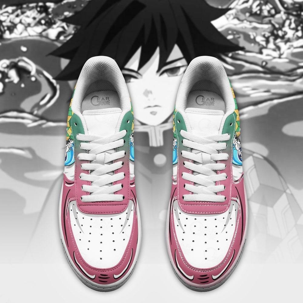 Giyuu Tomioka Water Skill Demon Slayer Air Force Shoes Giyuu Tomioka Water Skill Demon Slayer Air Force Shoes
