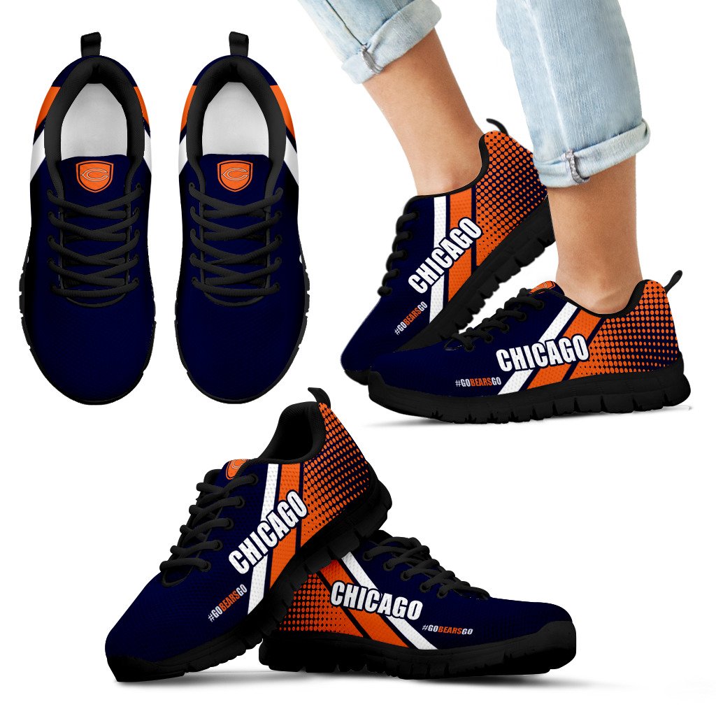 Go Chicago Bears Go Chicago Bears Sneakers Go Chicago Bears Go Chicago Bears Sneakers