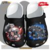 Godzilla Kong Monster Black Crocs Classic Clog Shoes
